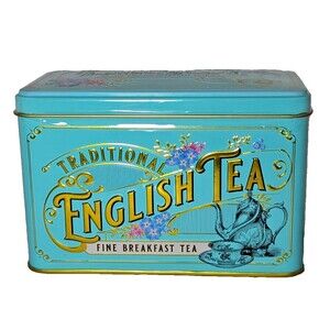 Traditional English Tea 40 Fine Breakfast Tea Bags Collectible Tin Gift New